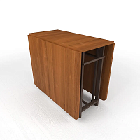 Стол книжка трансформер от производителя "Standart 2 Plus" - 1850х1000х750 цвет столешницы Орех подстолье Темное