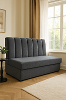 Диван Лелия (французская раскладушка) 140 см в базовых тканях цвет Бетон