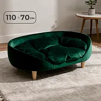 Лежанка Лилу 70*110 см, Изумруд