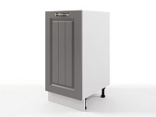 Шкаф напольный Мария 400х820х476 Графит/ Белый