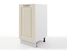 Шкаф напольный Мария 400х820х476 Крем/ Белый