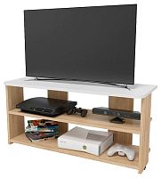 Тумба под телевизор Джаз ТВ-5 Дуб Санома/Белый