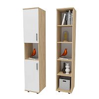 Стеллаж Стандарт С112 Дуб Санома/Белый