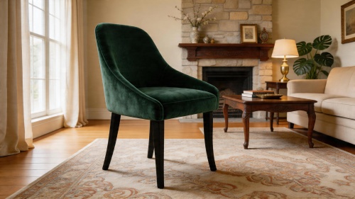 фото Стул Комфорт, Базовые ткани, Velutto Soft цвет Зеленый Мох