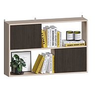 Настенная полка Комбо-1 Дуб Молочный/Венге