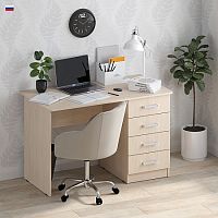 Стол письменный с тумбой Джаз СП4 Дуб Молочный