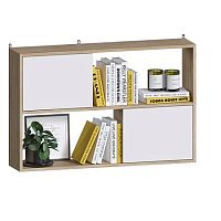 Настенная полка Комбо-1 Дуб Санома/Белый