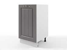 Шкаф напольный Мария 450х820х476 Графит/ Белый