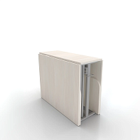 Стол книжка трансформер от производителя "Лайт Maksimus Plus" - 2750х1000х750 цвет столешницы Бодега подстолье Светлое