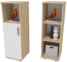 Стеллаж Стандарт С811 Дуб Санома/Белый