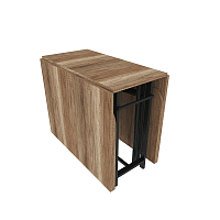 Стол книжка трансформер от производителя "Maksimus 2 Plus" - 3050х1000х770 цвет Дуб Каньон подстолье Темное