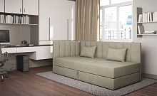 Кровать Уголок в базовых тканях цвет Молочный