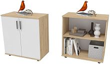 Стеллаж Стандарт С612 Дуб Санома/Белый