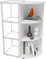 Стеллаж угловой Стандарт С10 Белый