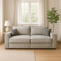 Диван Идеал 230 см раскладной в базовых тканях цвет Молочный