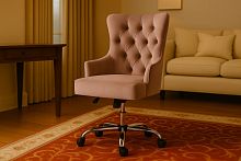 Кресло Флоренция на механизме, Базовые ткани, Velutto Soft цвет Кремовый, 60х70 см