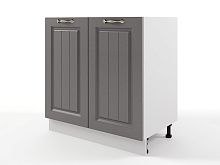 Шкаф напольный Мария 800х820х476 Графит/ Белый