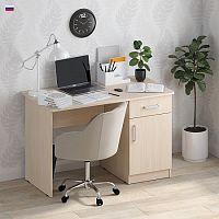 Стол письменный с тумбой Джаз СП1 Дуб Молочный
