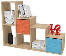 Стеллаж Прайм СТ-Л104 Дуб Санома