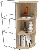 Стеллаж угловой Стандарт С10 Дуб Санома