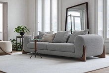 Диван Селеста 200 см в тканях Velutto Soft цвет Бетон