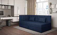 Кровать Уголок в базовых тканях цвет Море