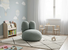 Кресло Реббит, Базовые ткани, Velutto Soft цвет Бетон, 60х70 см