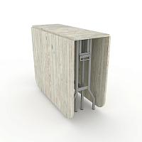 Стол книжка трансформер от производителя "Standart Plus" - 1770х1000х750 цвет столешницы Наоми подстолье Светлое