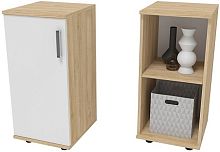 Стеллаж Стандарт С511 Дуб Санома/Белый