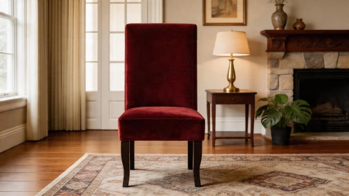 фото Стул М, Базовые ткани, Velutto Soft цвет Красный