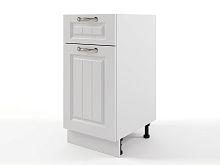 Шкаф напольный Мария с 1 ящиком 400х820х476 Белый/ Белый