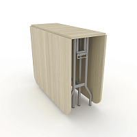 Стол книжка трансформер от производителя "Standart Plus" - 1770х1000х750 цвет столешницы Холден подстолье Светлое