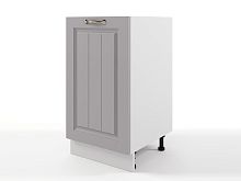 Шкаф напольный Мария 450х820х476 Сталь/ Белый