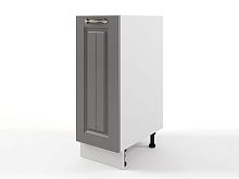 Шкаф напольный Мария 300х820х476 Графит/ Белый