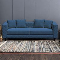 Диван Агат 200 см в базовых тканях цвет Море