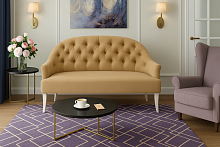 Диван Будуарный 140 см в базовых тканях цвет Молочный