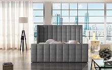 Кровать Аврора 160х200 см с подъемным основанием в базовых тканях цвет Бетон