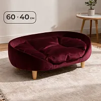 Лежанка Лилу 60*40 см, Бордовый
