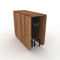 Стол книжка трансформер от производителя "Standart Plus" - 1770х1000х750 цвет столешницы Дуб Сомеро подстолье Темное