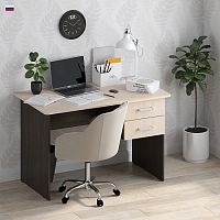 Стол письменный с тумбой Джаз СП2 Венге/Дуб Молочный