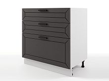 Шкаф напольный Альфа с 3-мя ящиками 800х820х476