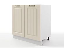 Шкаф напольный Мария 800х820х476 Крем/ Белый