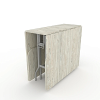 Стол книжка трансформер от производителя "Maksimus Plus" - 2750х1000х750 цвет столешницы Наоми подстолье Светлое 