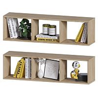 Настенная полка Комбо-3 Дуб Санома