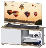 Тумба под телевизор Джаз ТВ-2 Дуб Санома/Белый