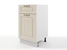 Шкаф напольный Мария с 1 ящиком 500х820х476 Крем/ Белый