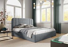 Кровать Терра 160х200 с подъемным основанием в базовых тканях цвет Светлый Бетон