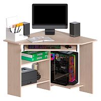 Угловой компьютерный стол Джаз-29 Дуб Молочный