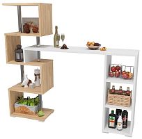 Барная стойка Мальта-2 Дуб Санома/Белый