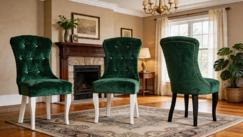 фото Стул Венеция Люкс, Базовые ткани, Velutto Soft цвет Зеленый Мох